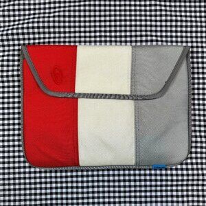 Timbuk2 Envelope Sleeve Ipad Tablet Travel Case Red White & Grey